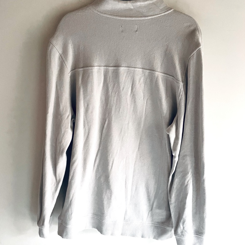 Men’s Tasso Elba White Polo Style Half Zip sz XL - Picture 7 of 8